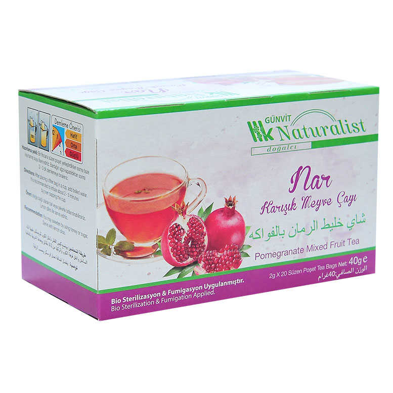 Mixed Fruit Tea with Pomegranate 20 Sachets