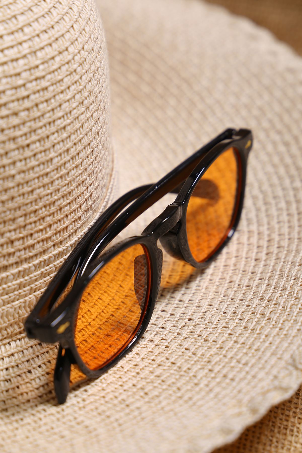 Accessory Glasses Black Orange