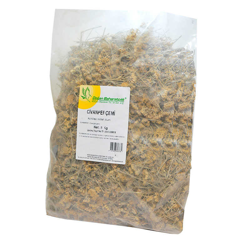 Natural Yarrow Herb 1000 Gr Package