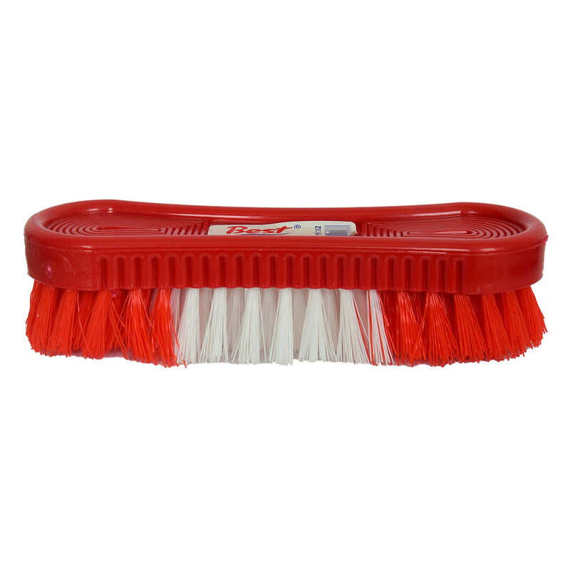 Oval Cleaning Brush Plastic Carpet Brush Mixed Color 17 Cm