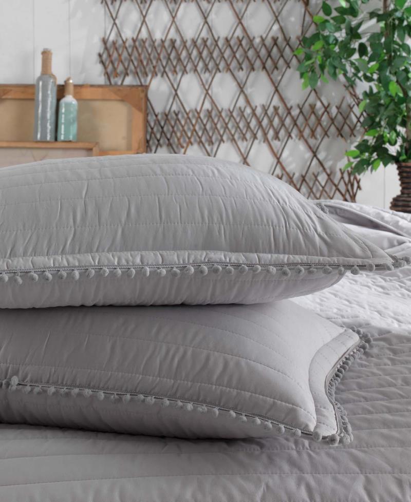 Double Bedspread Pedra V2 Gray