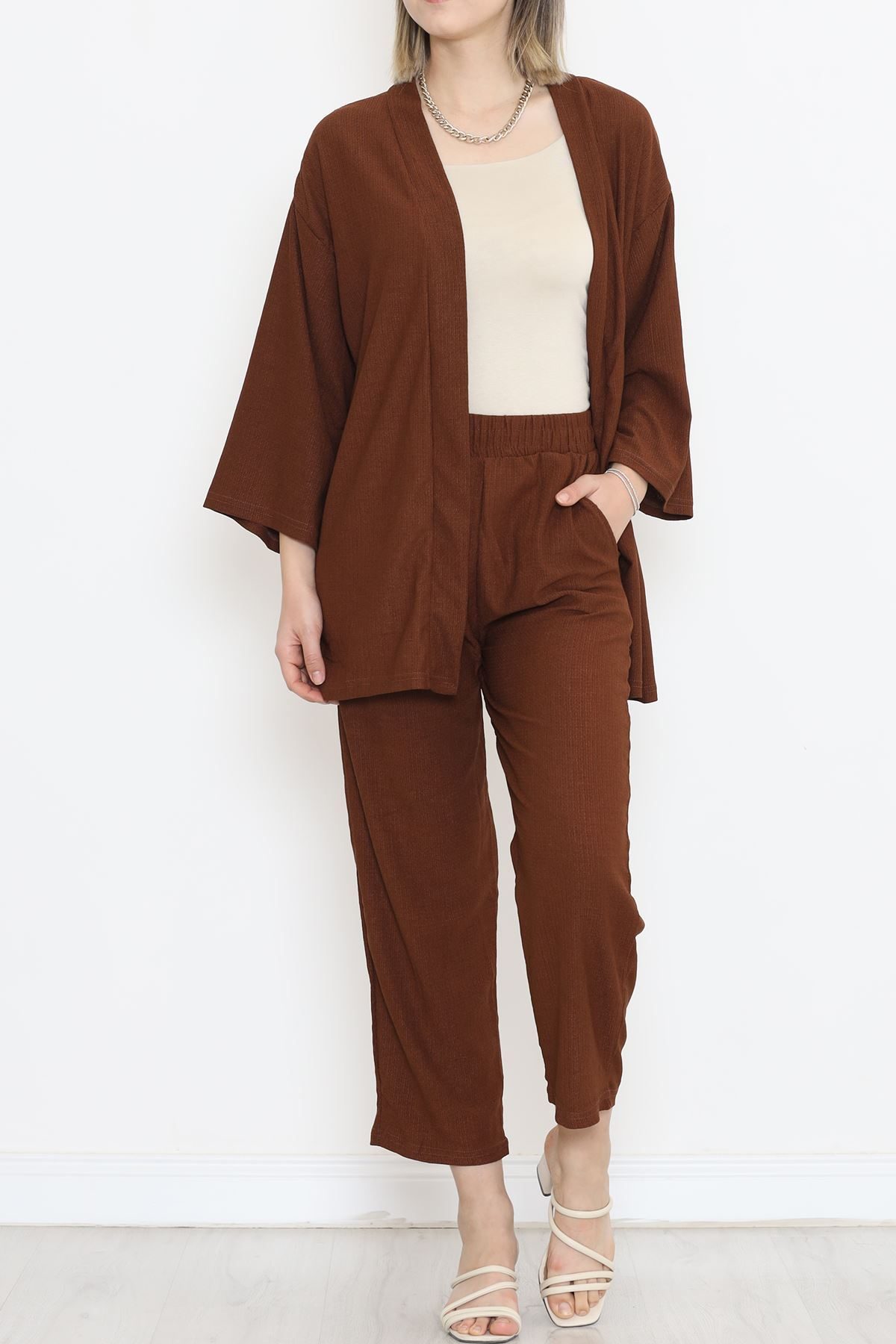 Kimono Set Light Brown