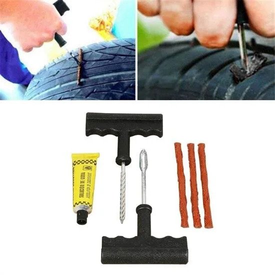 6 Piece Car Motorcycle Automobile Bicycle Tire Repair Kit Car Maintenance Kit