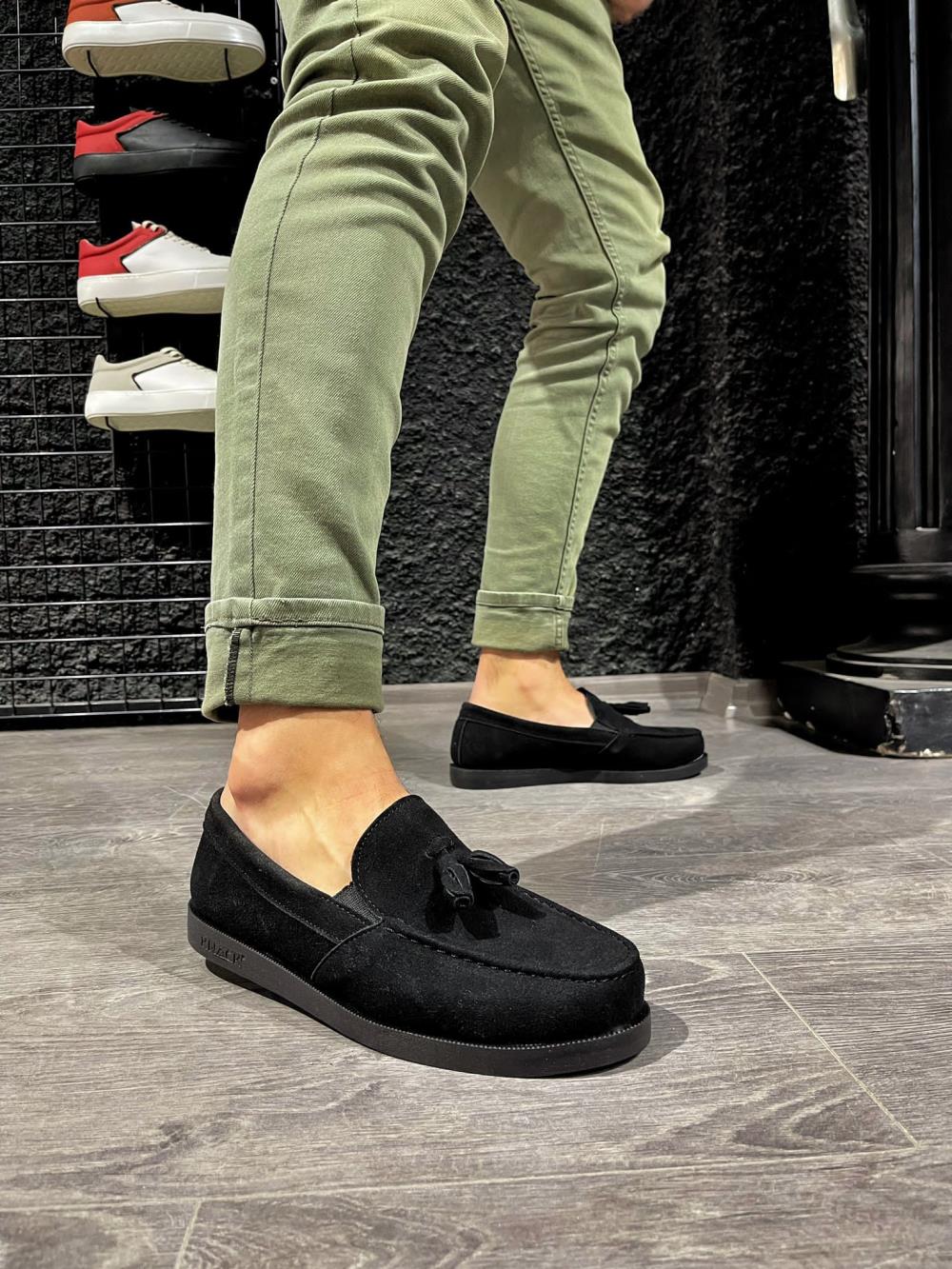 Loafer Men's Shoes Black