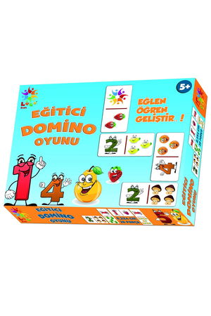 Laço Puzzle Lc015 Fun Learn Educational Domino Game Smiling Fruits