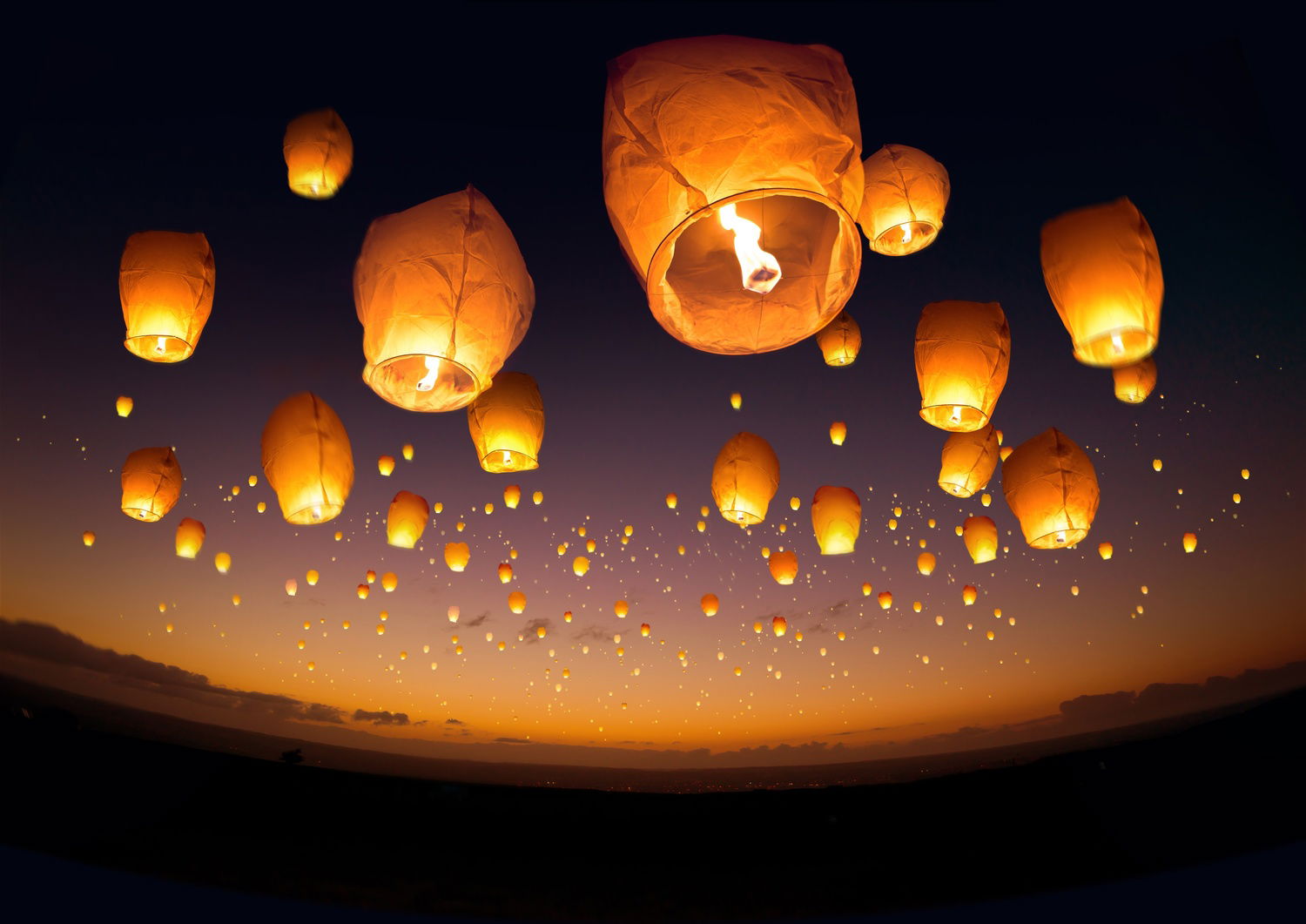 Wishing Lantern Balloon (10 Pieces)