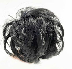 Black Color Straight Model Ready Made Stranded Hairstyle Wig Hairpiece Hairpiece Buckle