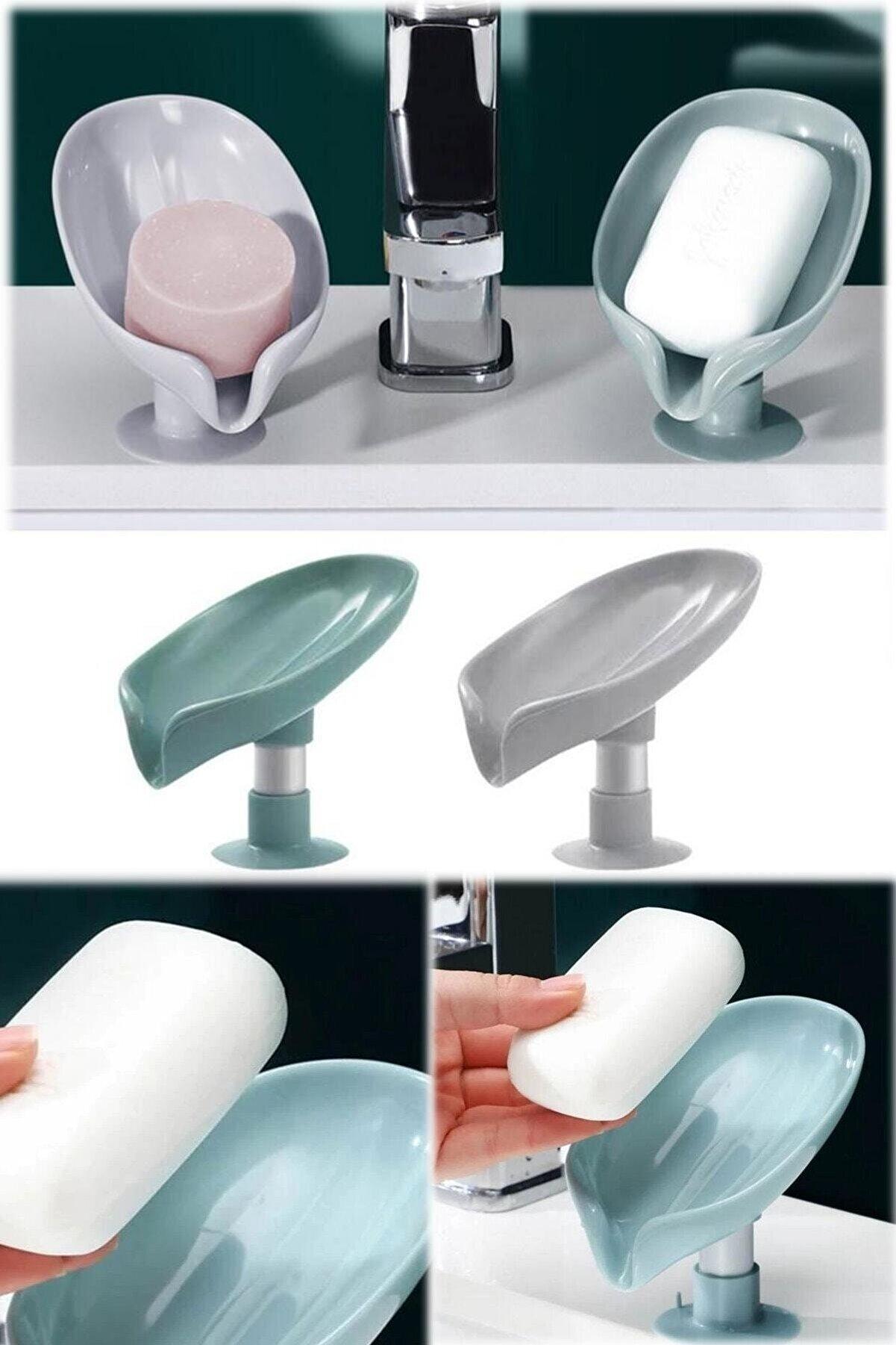 Suction Cup Water Drainage Drainage Solid Soap Dispenser - Sponge Holder