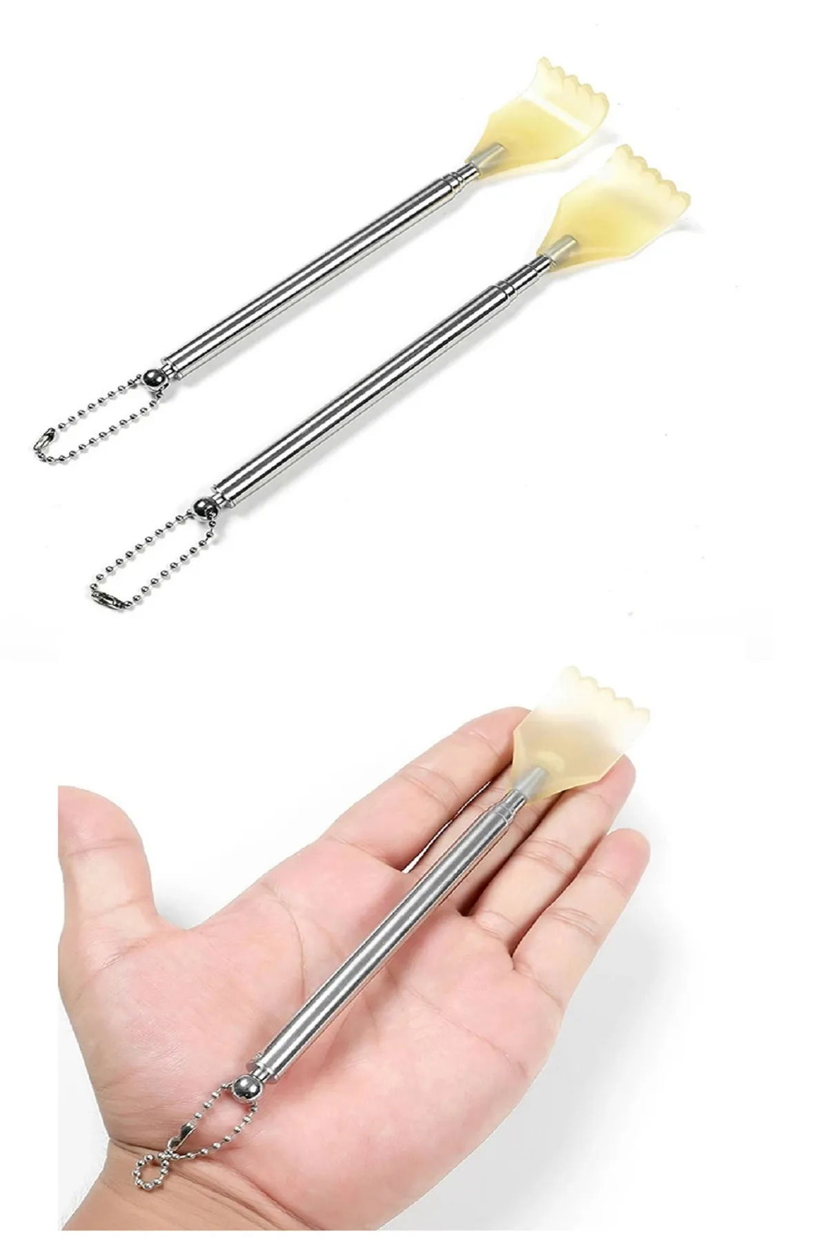 Extendable Metal Telescopic Back Scratcher Pocket Back Scratcher