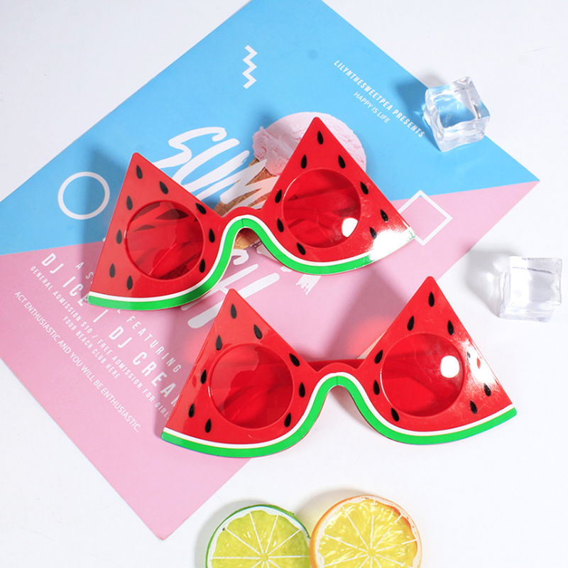 Hawaii Concept Watermelon Themed Hawaiian Party Glasses 17x8 cm