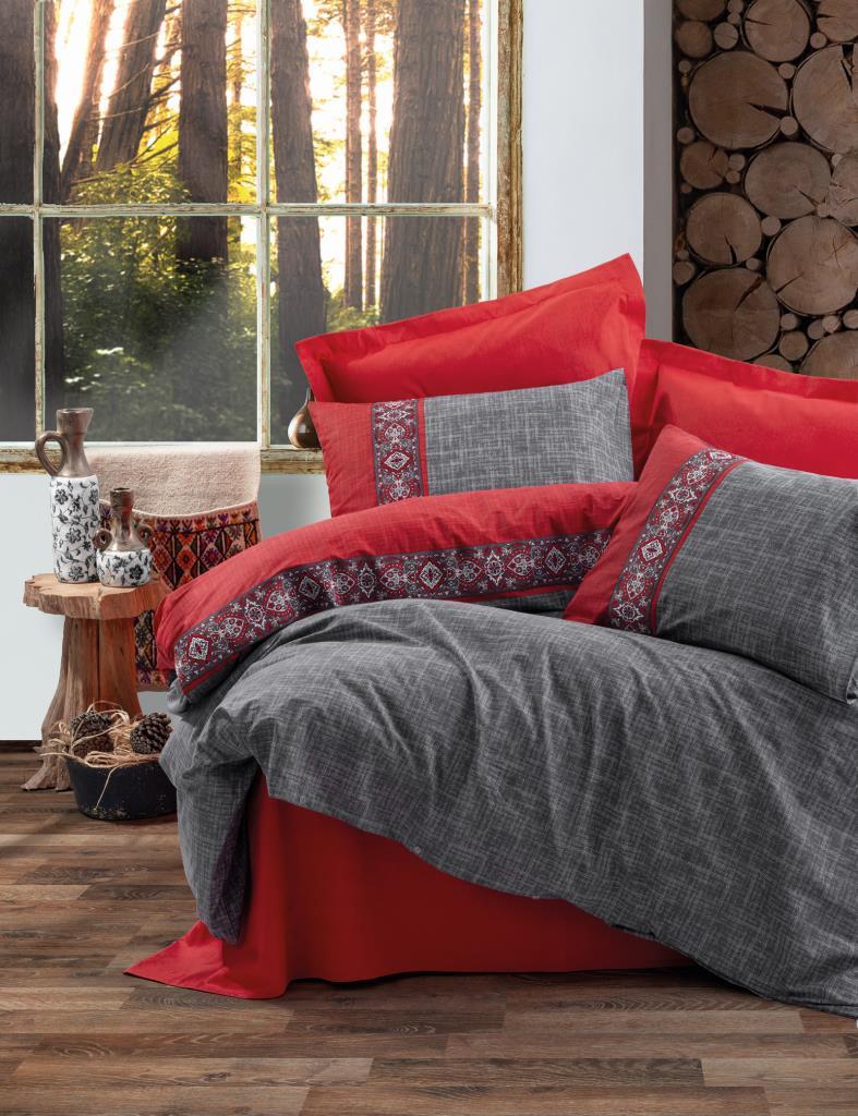 Double Duvet Cover Set Ardil Red