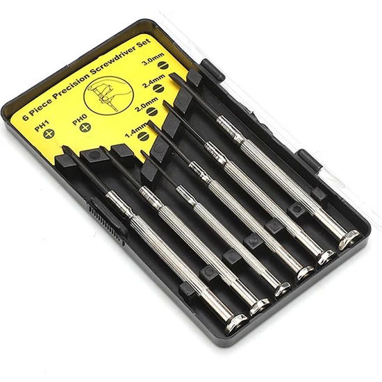 6 Piece Precision Screwdriver Repair Kit - Phone - Watch Repair Kit