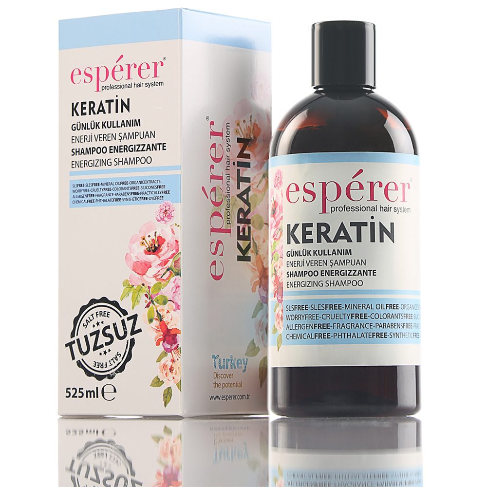 Keratin Daily Energizing Shampoo / 525 ml.