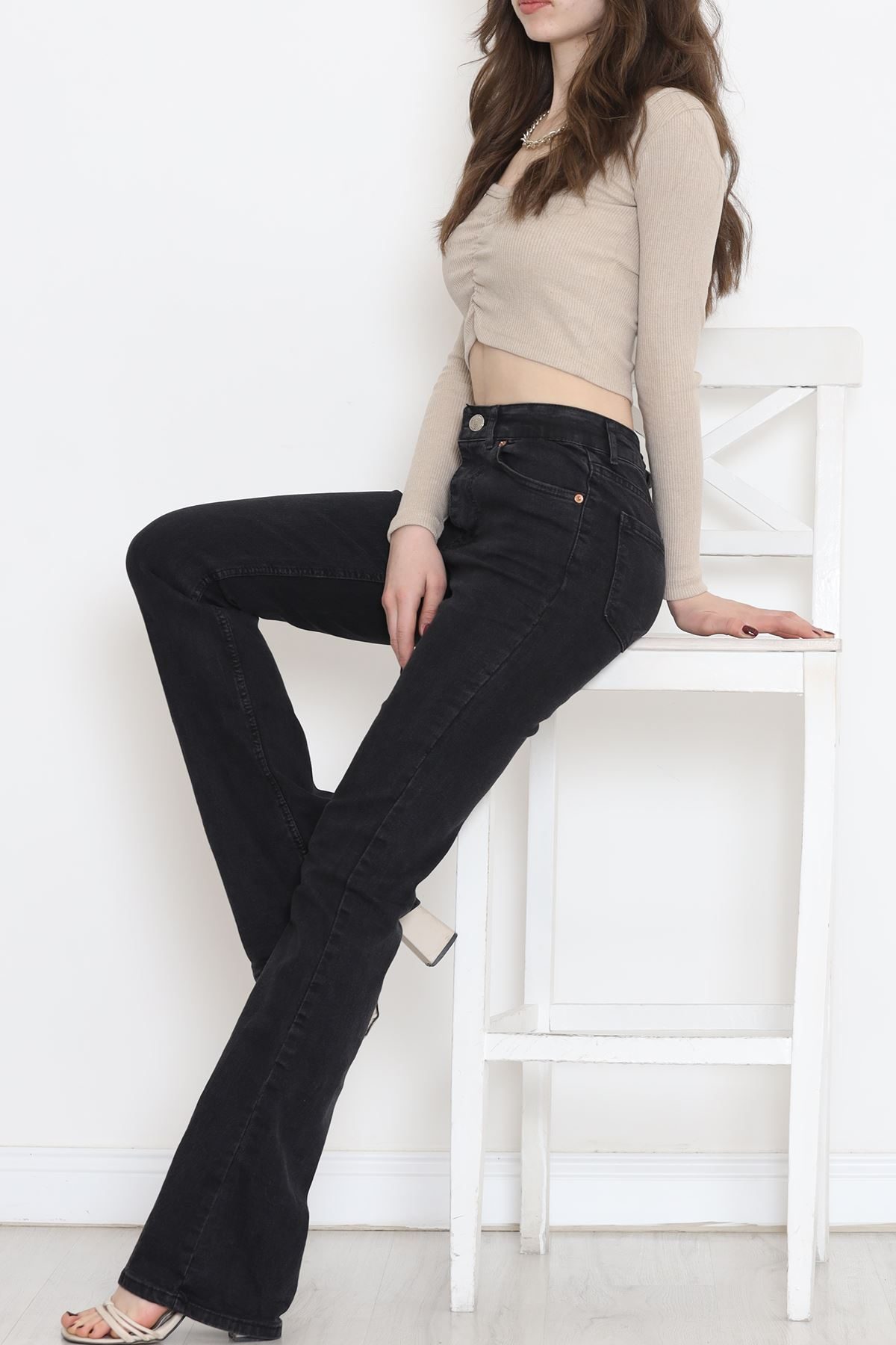 Flared Jeans Trousers Koyufüme5