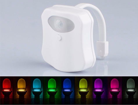 8 Color Toilet Seat Light with Sensor