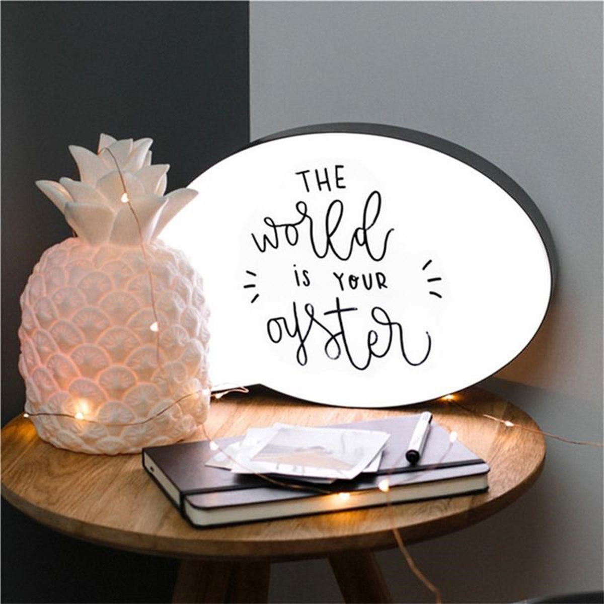 Message Board Pen Writeable Speech Balloon Appearance Illuminated