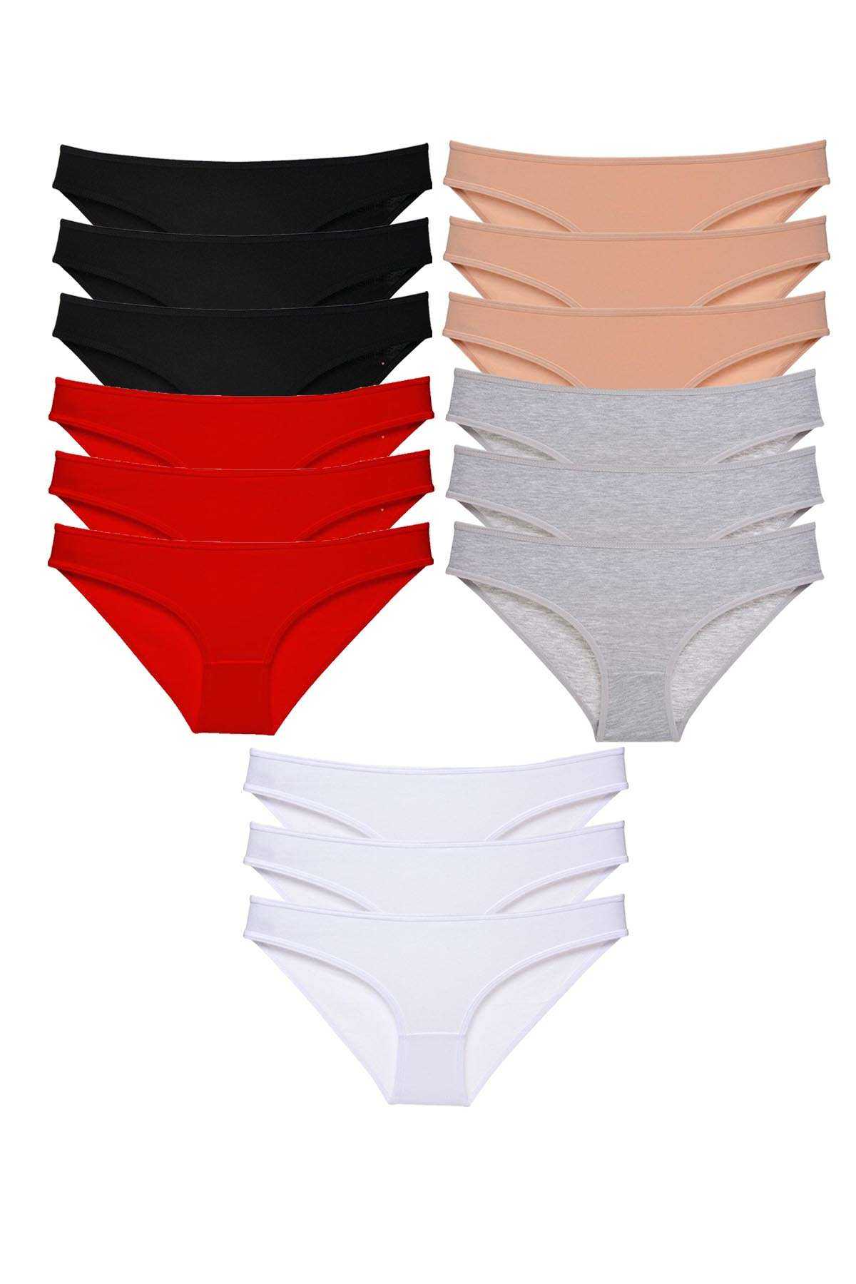 15pcs Eco Set Lycra Women Slip Panties Multicolor