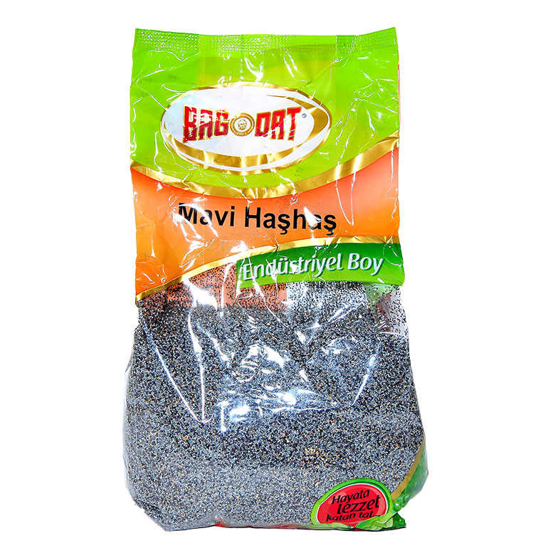 Poppy Seed Grain Natural Blue 1000 Gr Package