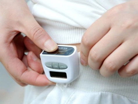 Solar Pedometer and Calorie Counter Pedometer