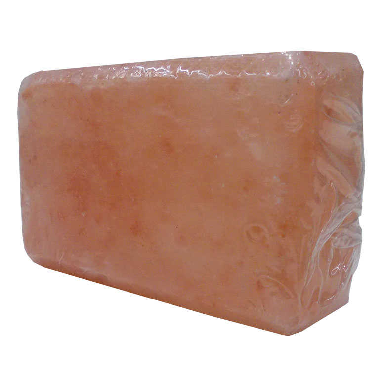 Rectangular Shaped Himalayan Natural Rock Salt Soap Pink 200-300 Gr