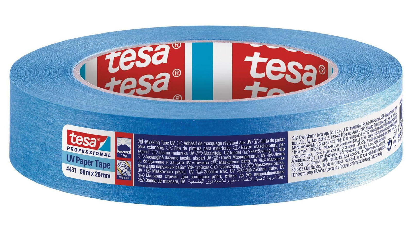 Tesa 4431 Outdoor Tape Blue 25 mm 50 Meters