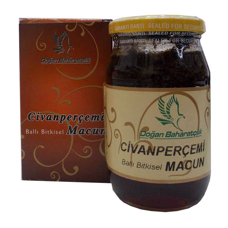 Yarrow Honey Herbal Mixture Glass Jar 450 Gr