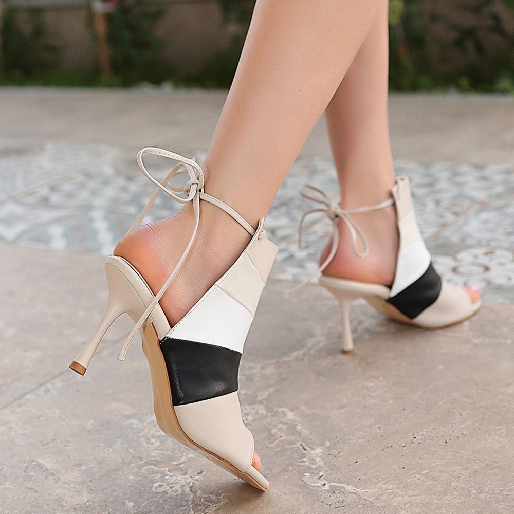 Skin Skin Color Heeled Shoes