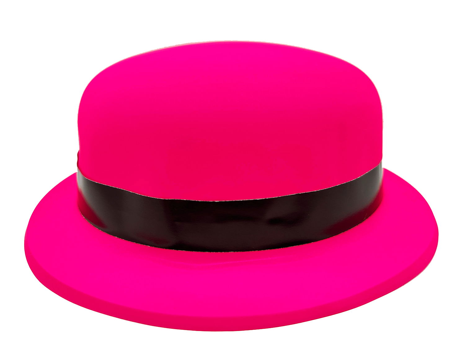 Neon Party Pink Color Melon Plastic Party Hat