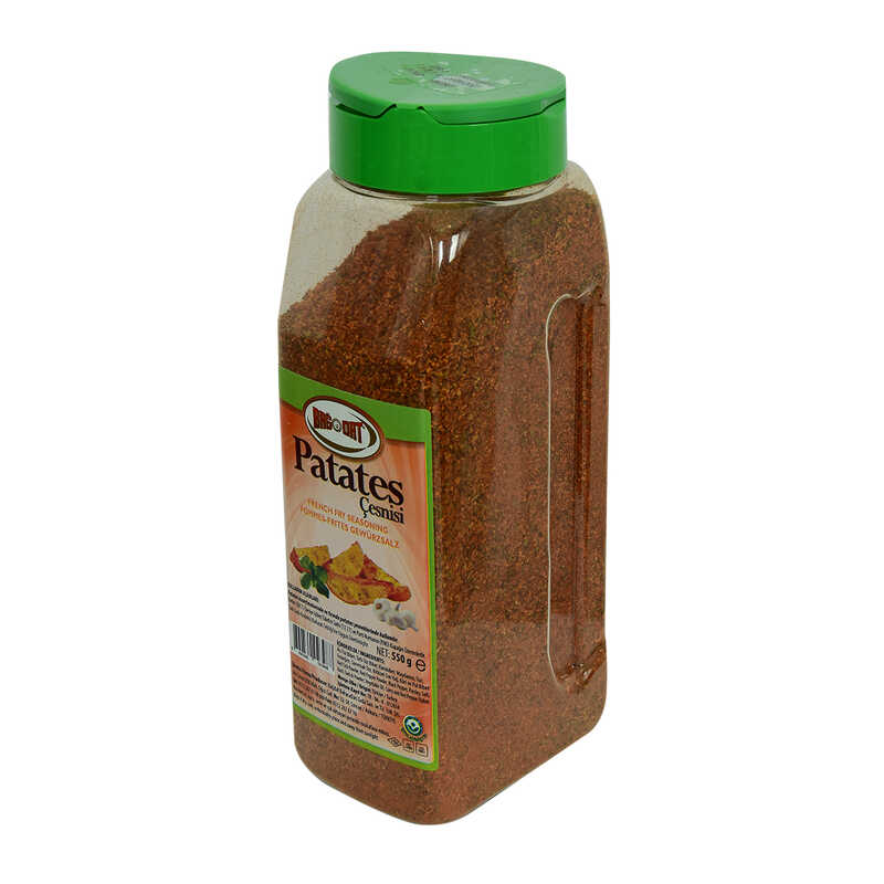 Fried Potato Spice Seasoning Mix Pet Jar with Salt Shaker 550 Gr