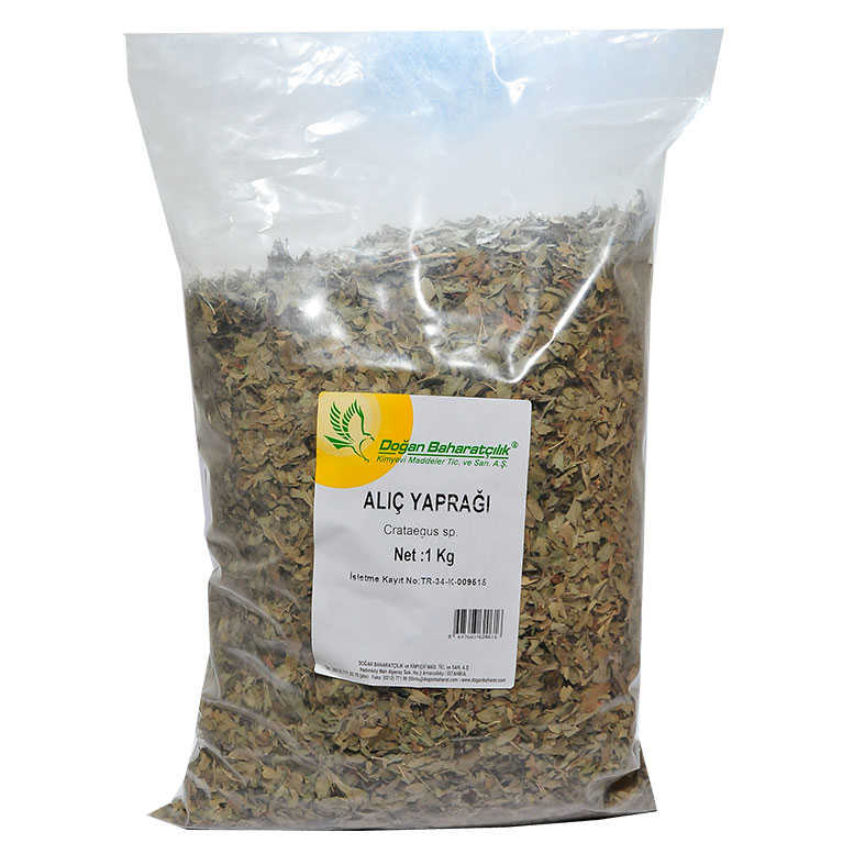 Natural Hawthorn Leaf 1000 Gr Package