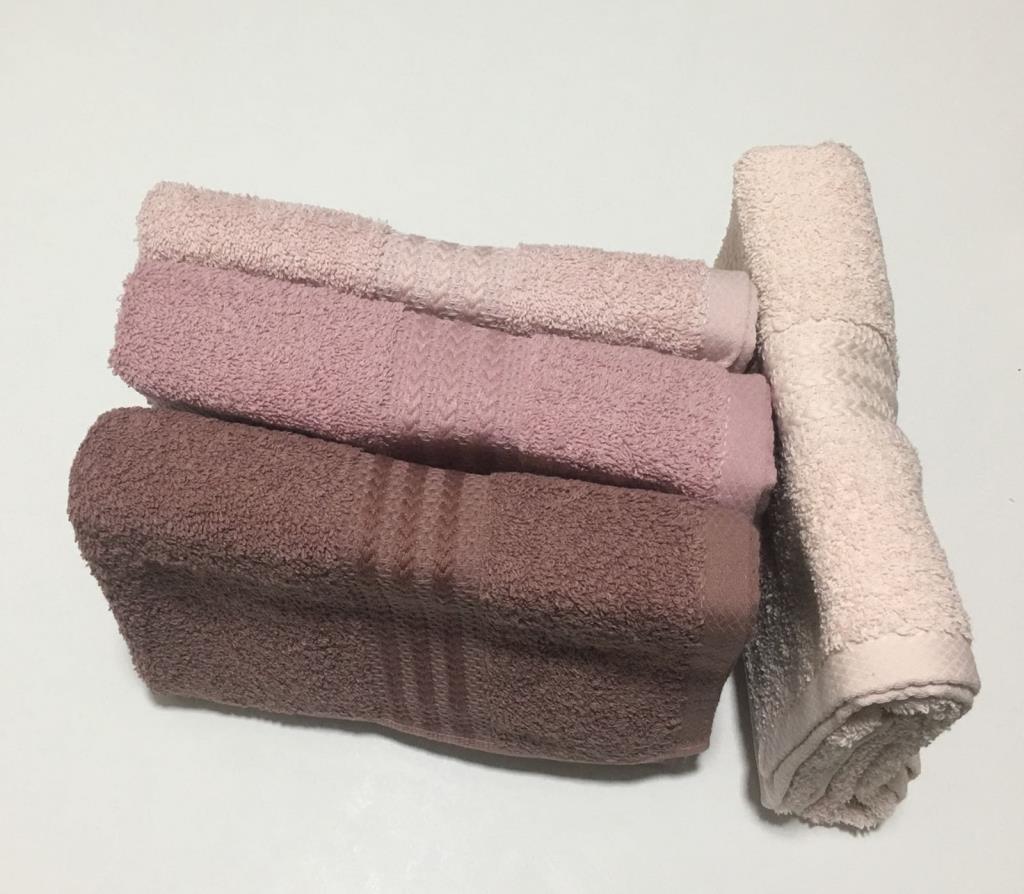 4 pcs 50x90 Towel Set Powder