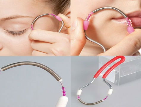 Hair Removal Spring Epilator Face Epilex - Face Cheek Eyebrow Mustache Removal Apparatus