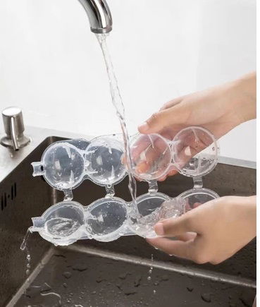 4-Compartment Sphere Ice Ball Mold - Round Ice Ball