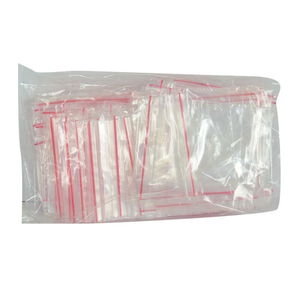 Ziplock Nylon Bag Sachet 5X5 Cm Transparent 100 Pcs 1 Pack