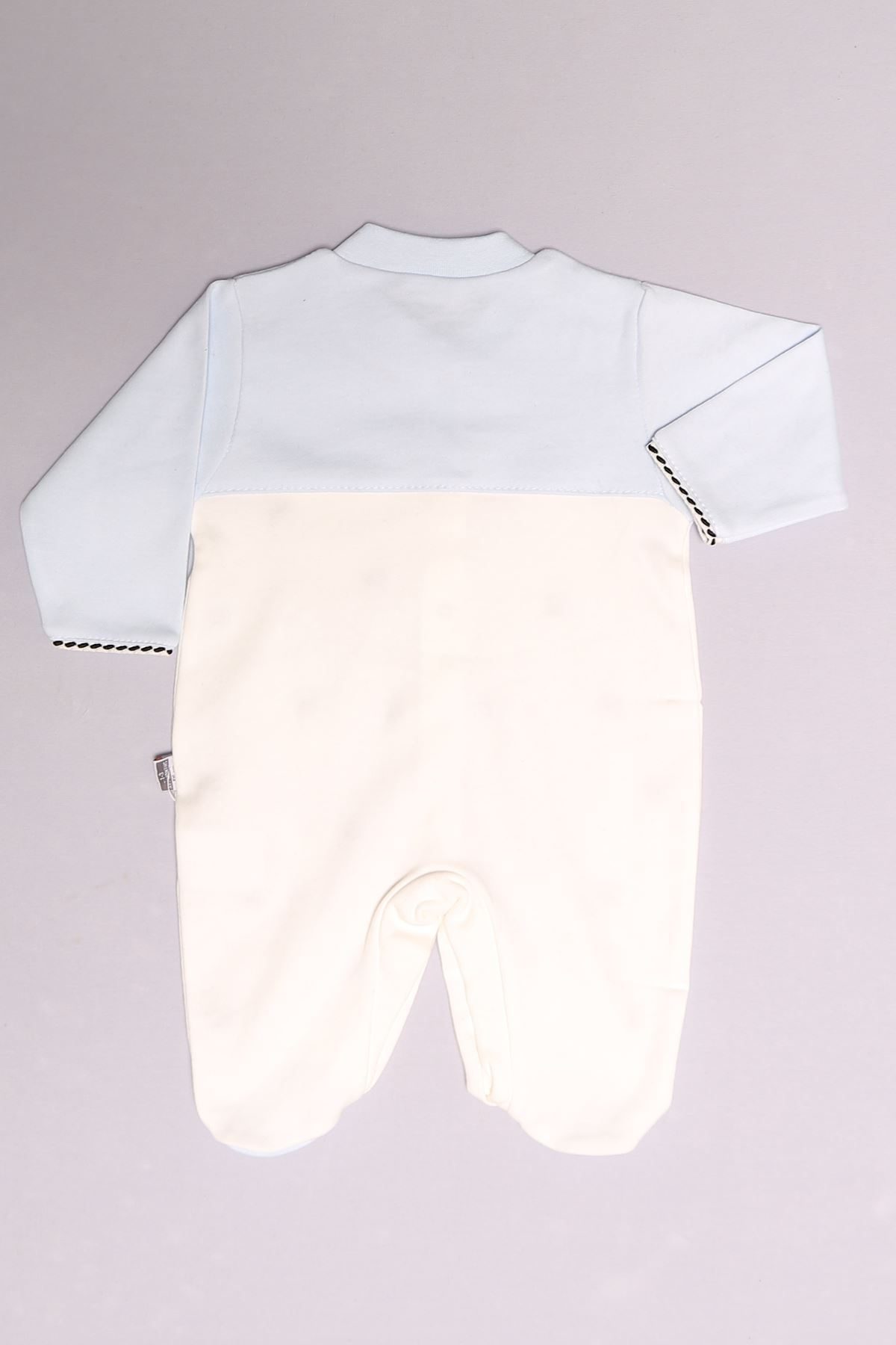 1-6 Month Baby Jumpsuit WhiteBlue