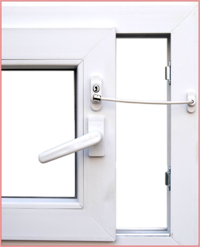 Rope Pvc Door Window Safety Lock with Key