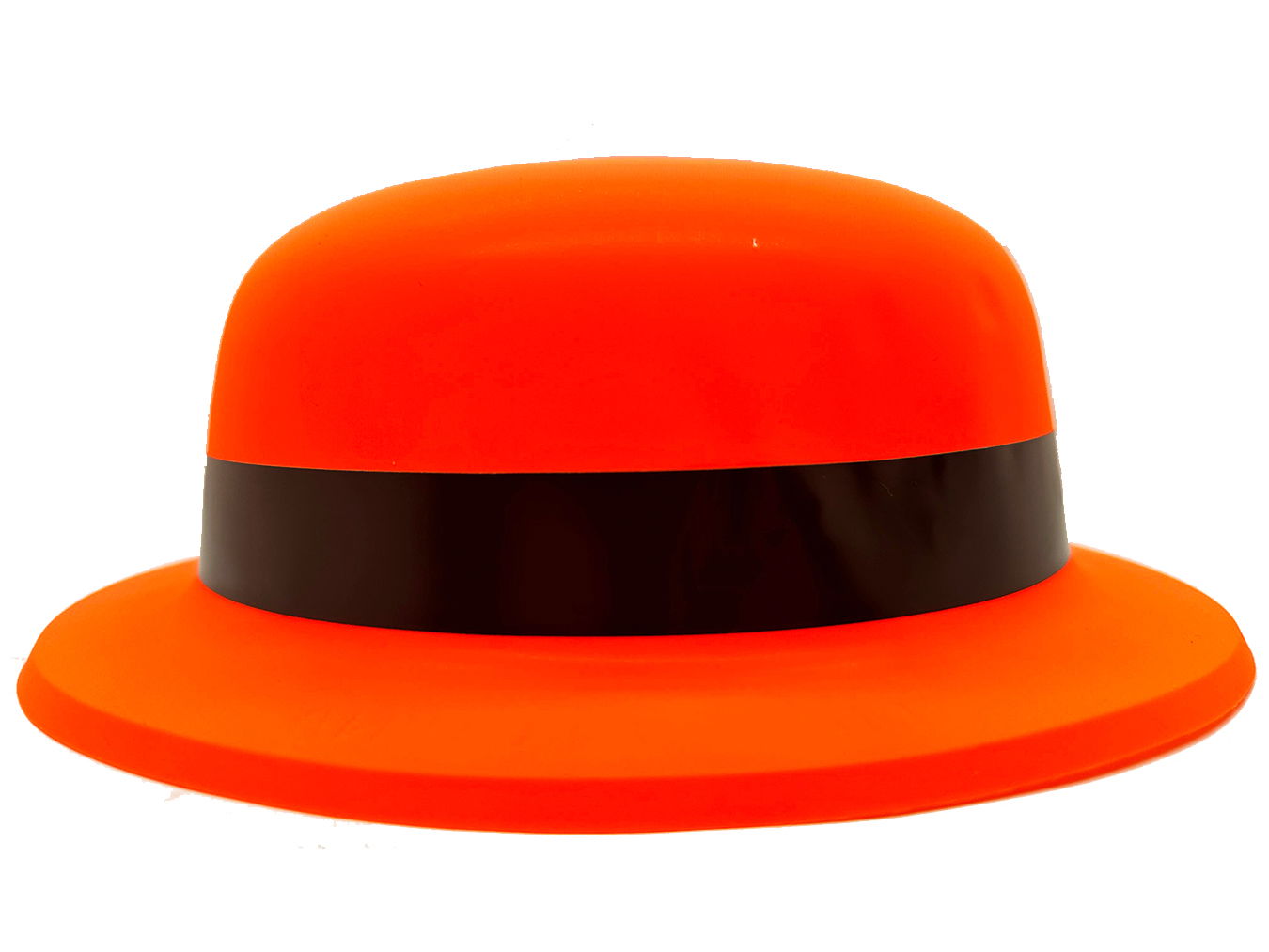 Neon Party Orange Color Melon Plastic Party Hat