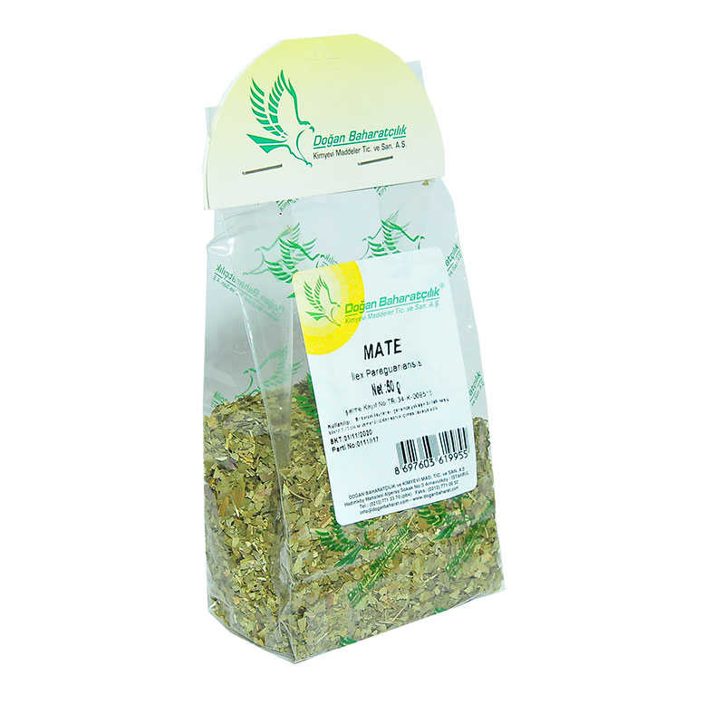 Mate Leaf Herb Natural 50 Gr Package