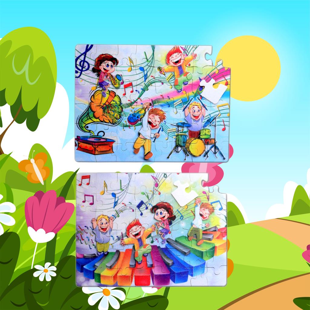 Music 5+ Felt Jigsaw Puzzle - 5 Years Puzzle