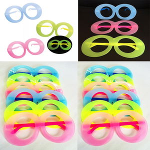 Phosphorescent Oval Model Glow Party Glasses Glow In The Dark Glasses 12Pcs