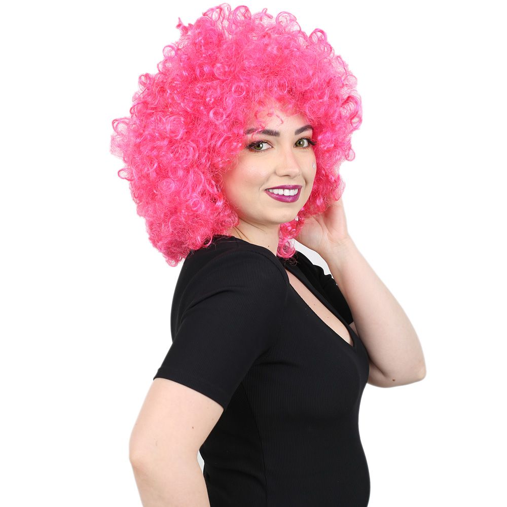 Animation Party And Clown Wig / Neon Pink