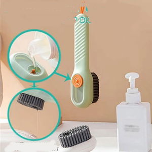 Suede Boots Nubuck Shoe Cleaning Brush with Detergent Reservoir Kitchen Bathroom Brush Multipurpose