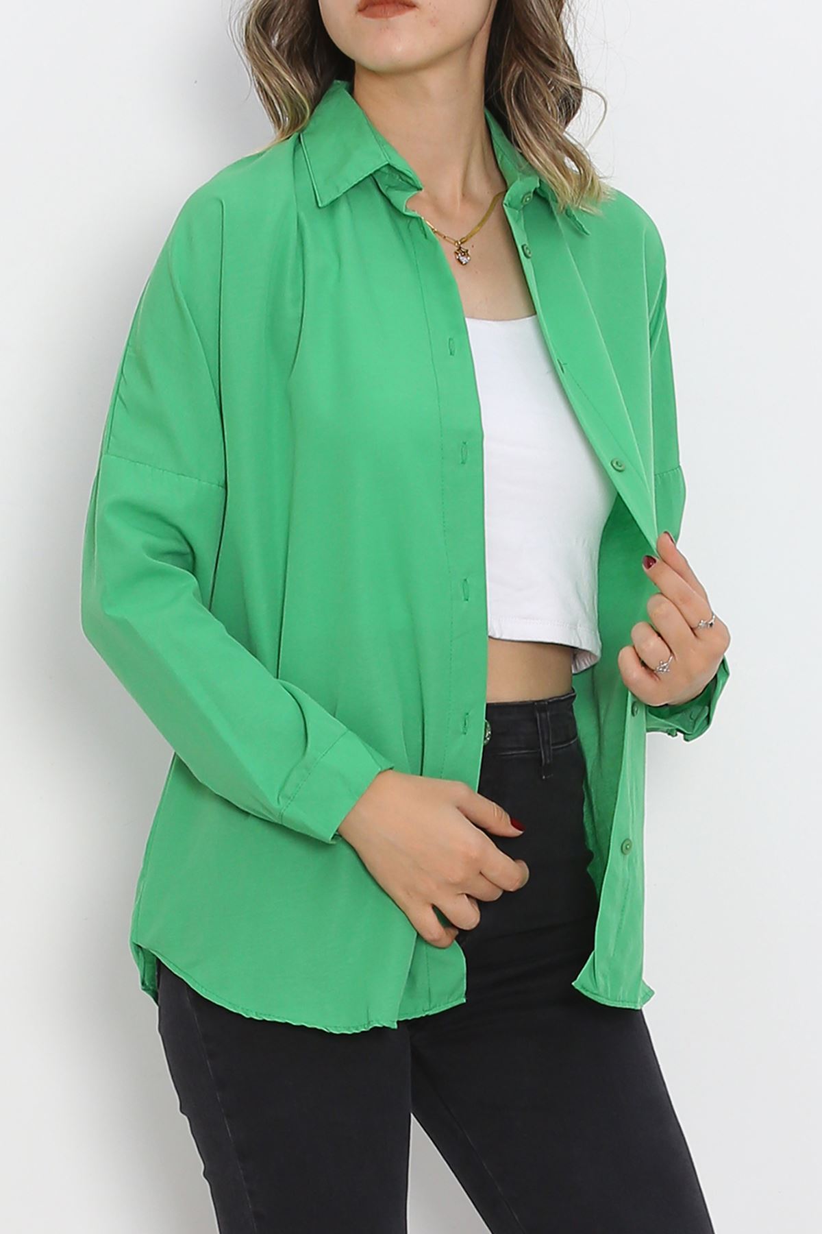 Oversize Shirt Green2