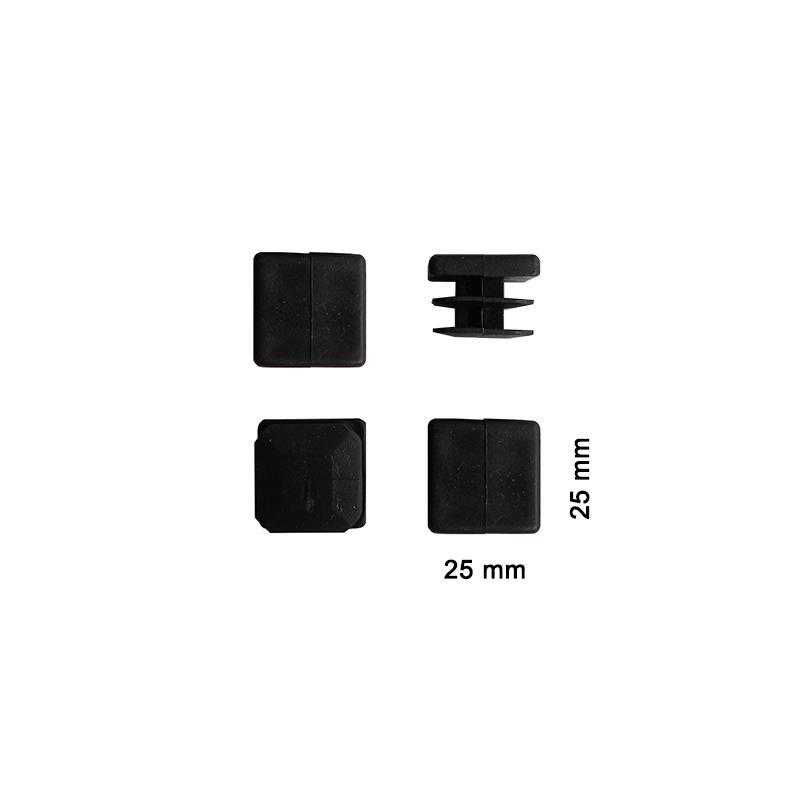 Square Profile Inner Plug 25x25 mm 4 Pieces