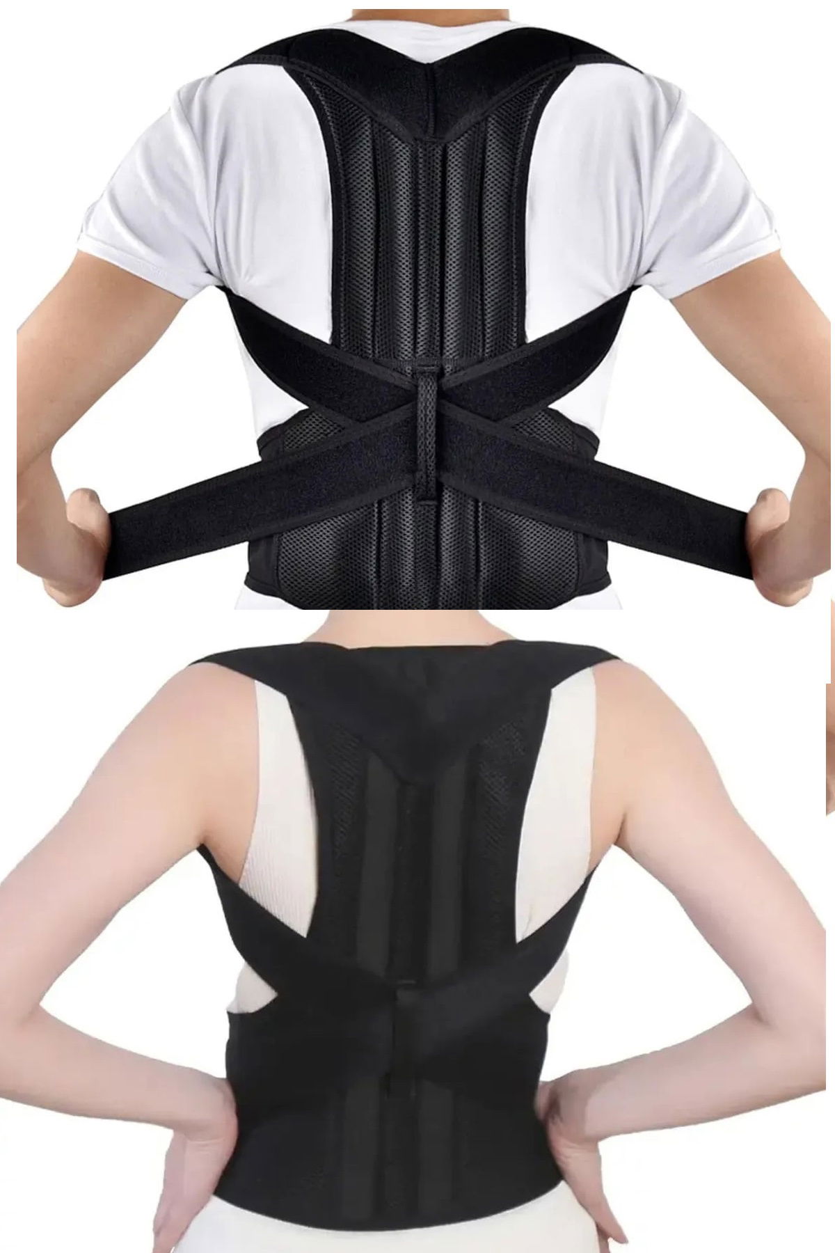 Underwire Upright Posture Brace Women Men Humpback Back Support Brace Waist Shoulder Back Support