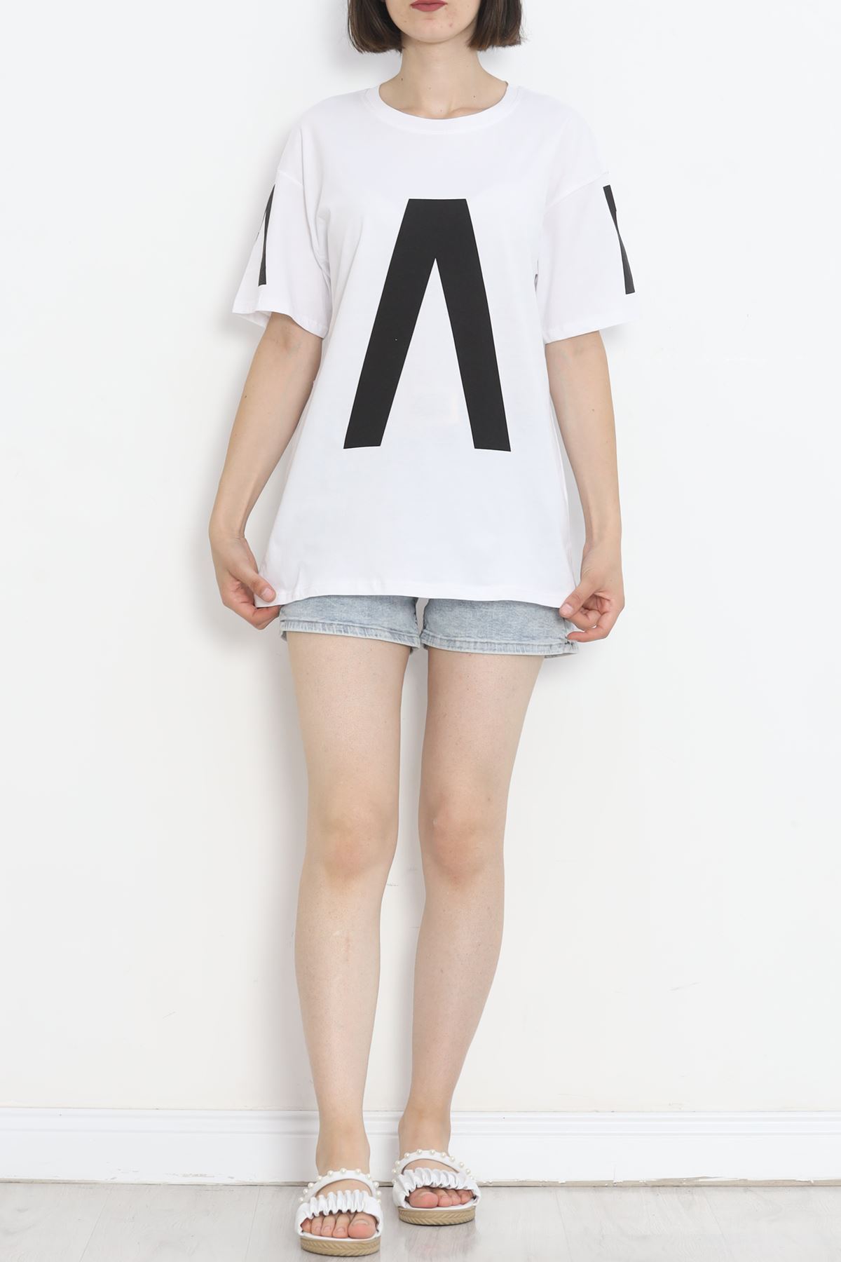 Printed T-shirt White