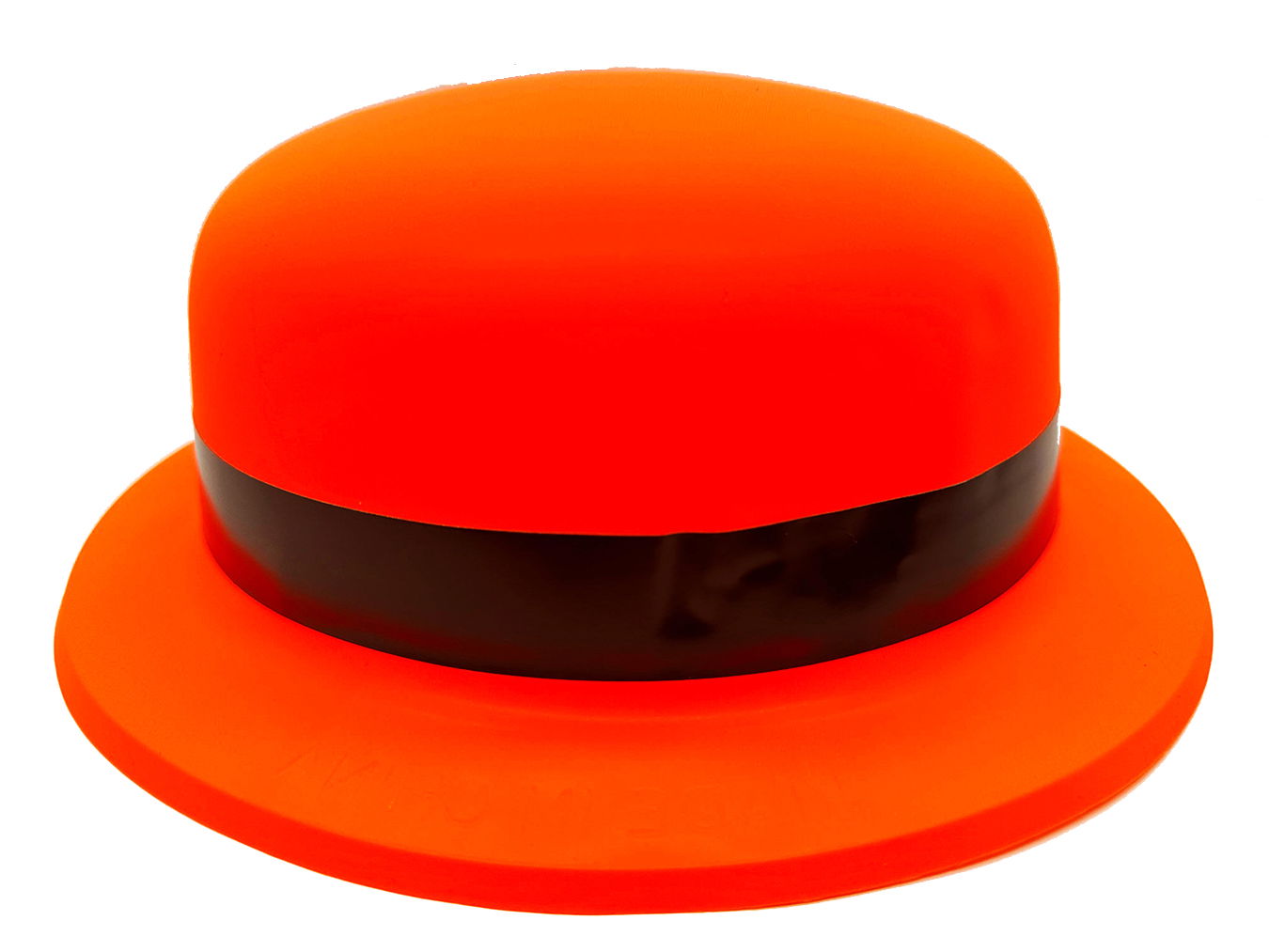 Neon Party Orange Color Melon Plastic Party Hat