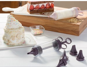 Cream Pump Set -Pie Cake Decorating Cream Shaping Apparatus Set