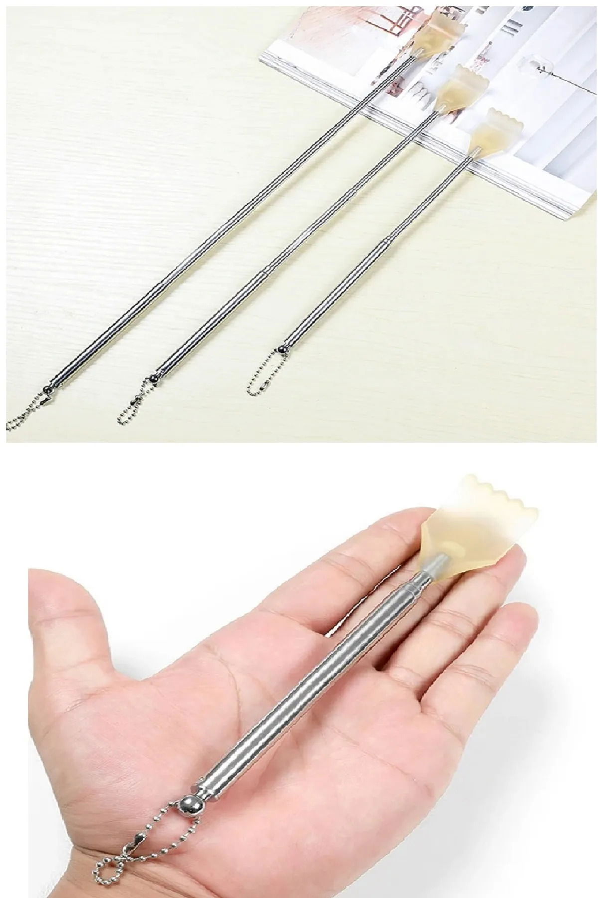 Extendable Metal Telescopic Back Scratcher Pocket Back Scratcher