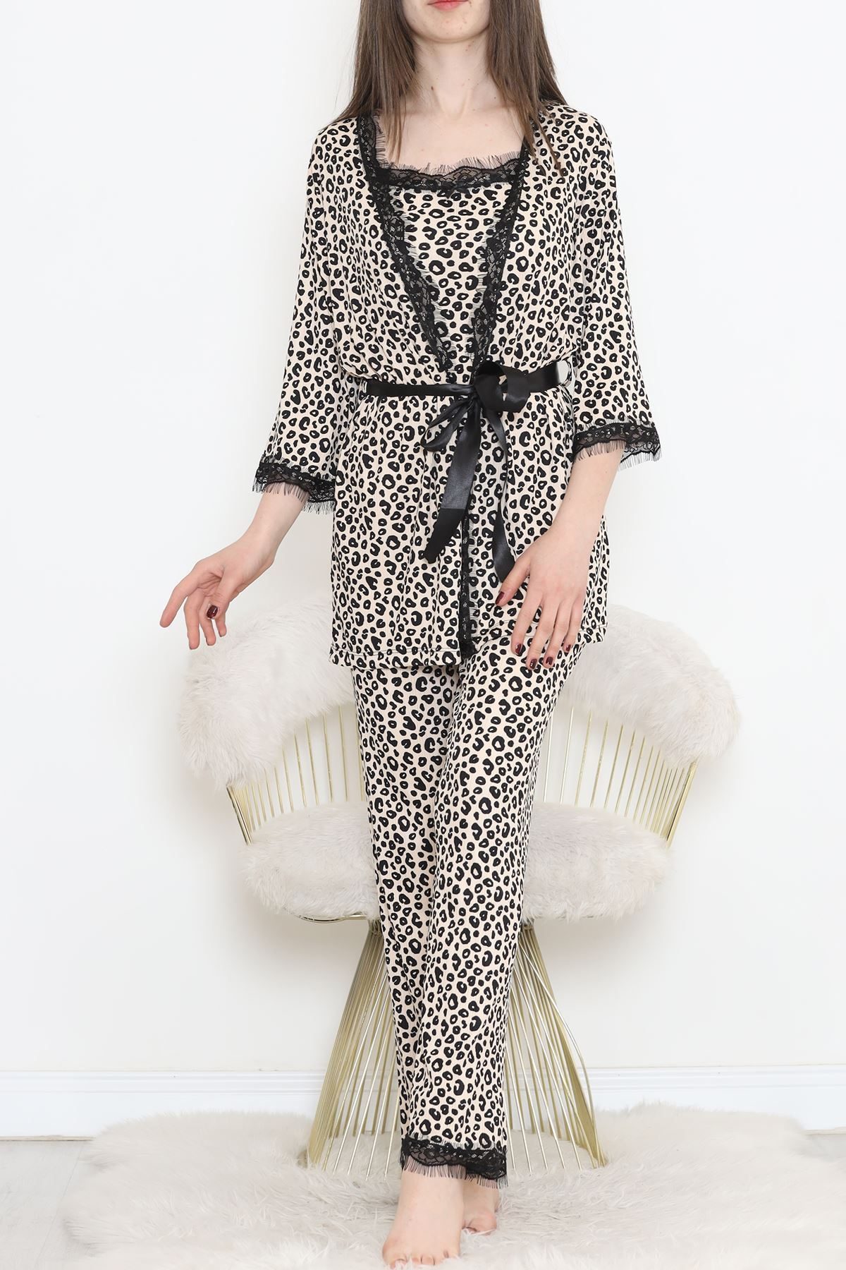 Dressing Gown Set Leopard